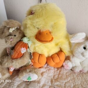EASTER stuffed Animals Rabbits, Ducks, Sheep